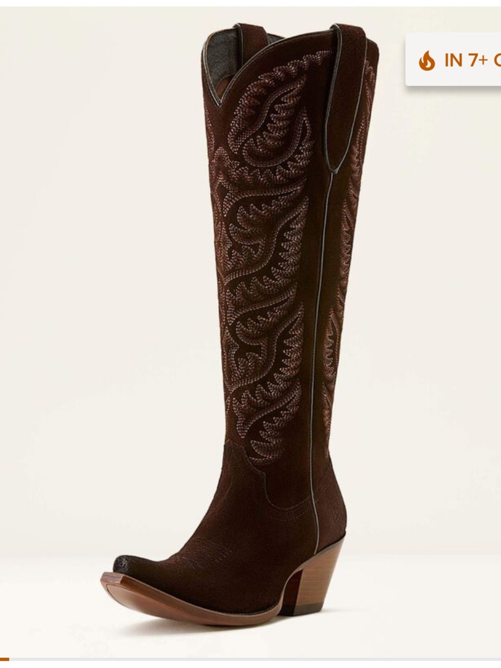 ISO Ariat Laramie in dark brown suede